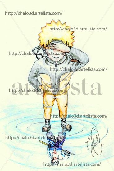 naruto y sazuke Pencil