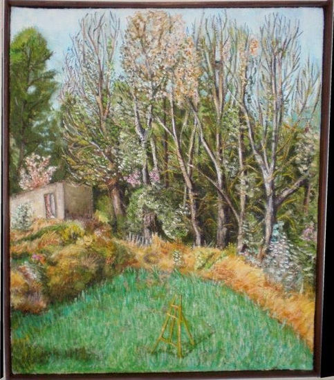 Cenajo. Oil Canvas Landscaping