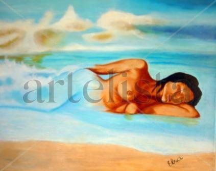 CONTINUIDAD DE UN SUEÑO Oil Canvas Nude Paintings