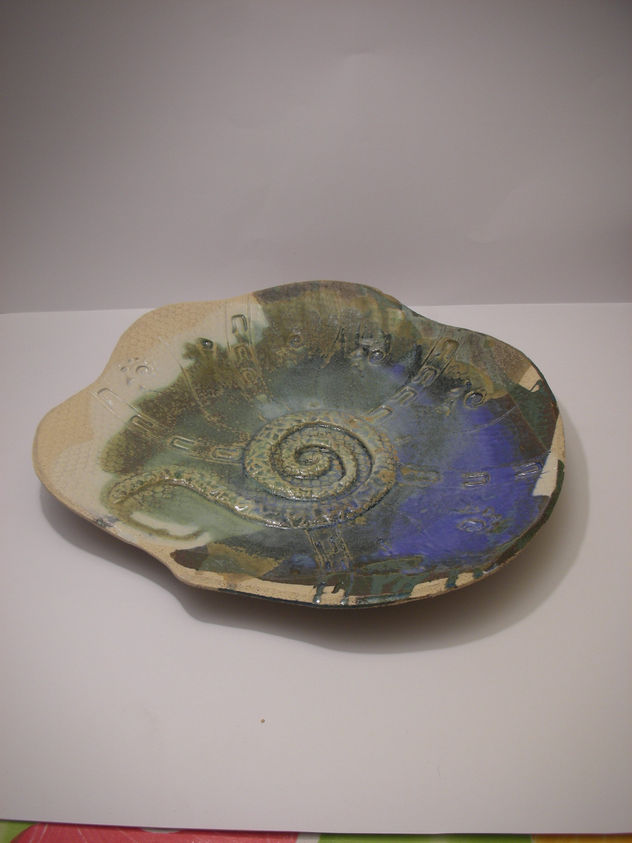 Plato ikebana pieza única