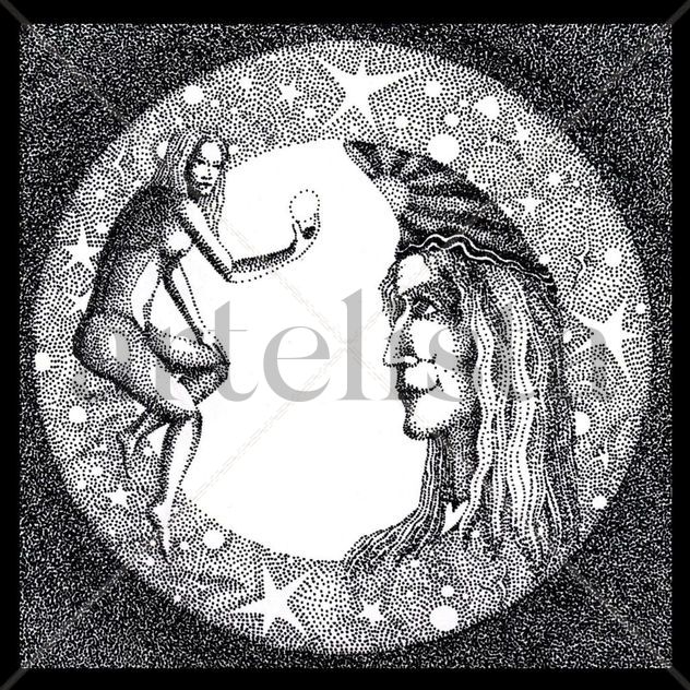 ANUNCIANDO EL EMBARAZO A LA "MADRE LUNA"