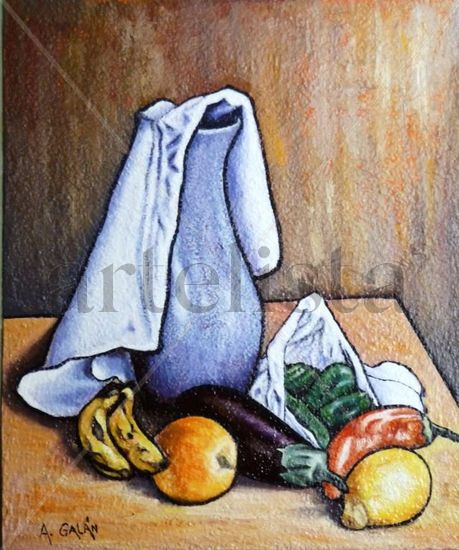 Un bodegón Acrylic Panel Still Life Paintings