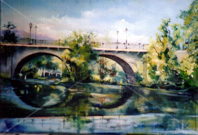 PONTE CARREIRA Oil Canvas Landscaping