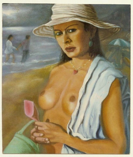 Bella en la playa