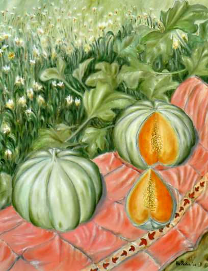 Bodegon con calabazas