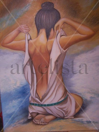 SENSUAL Oil Canvas Figure Painting