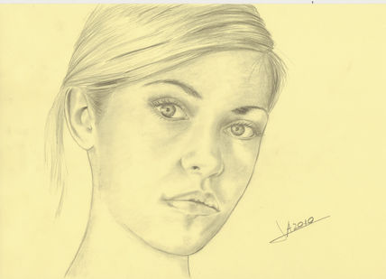 Dibujo mujer con...