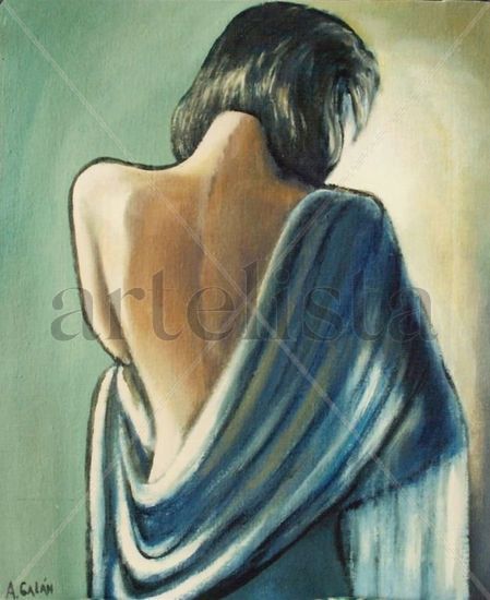 Su espalda Oil Canvas Figure Painting