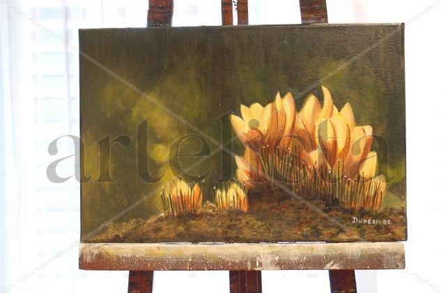 flores en el jardin Oil Canvas Landscaping