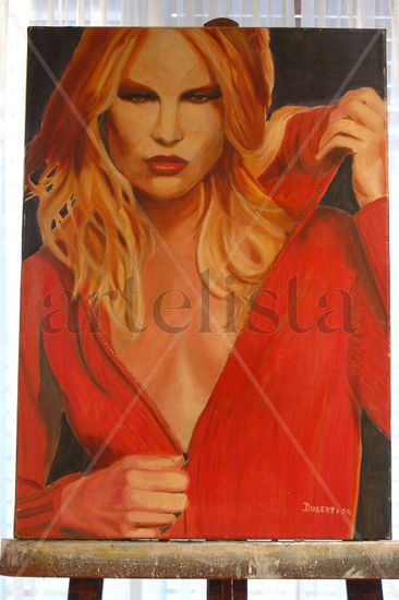 Insinuante Oil Canvas Figure Painting