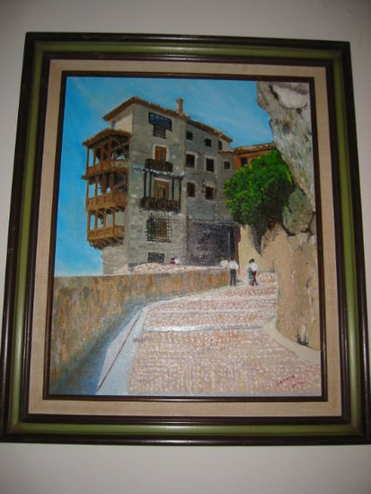 Casas Colgadas Oil Canvas Landscaping