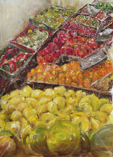 BODEGON-MERCADO Oil Canvas Landscaping