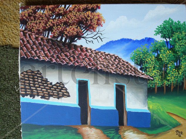 CASAS VIEJAS DE COSTA RICA. PINTURAS DE PICO 