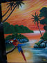 ISLA DE SAN LUCAS. COSTA RICA. PINTURA DE PICO