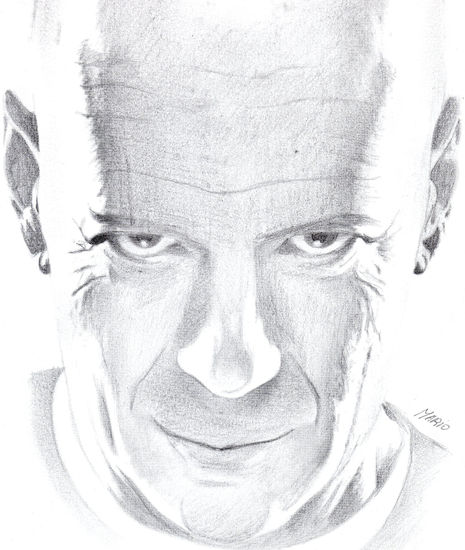 Retrato... Bruce Willis Pencil