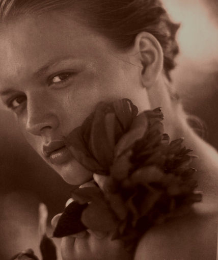 Mujer en flor