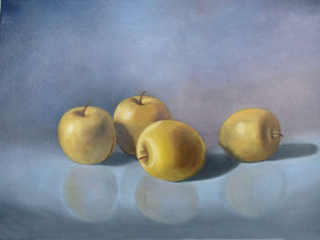 Manzanas 2 Óleo Lienzo