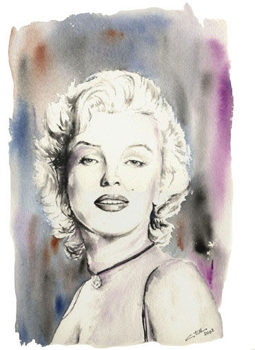 Marilyn Watercolour