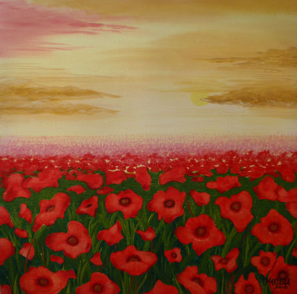 Champ de coquelicots