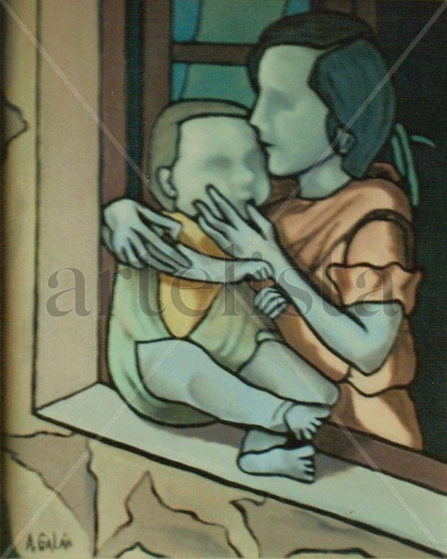 Niña con muñeco