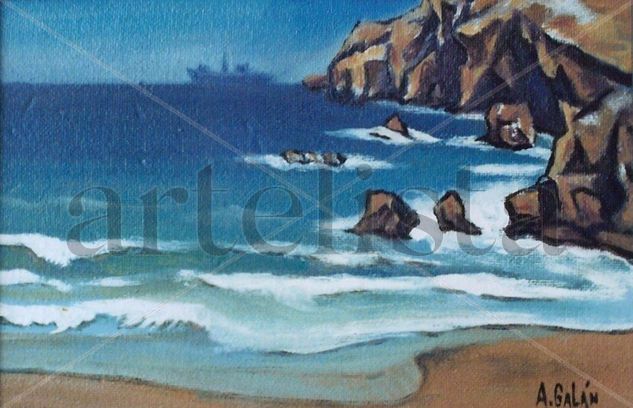 Playa de Mioño Oil Panel Landscaping