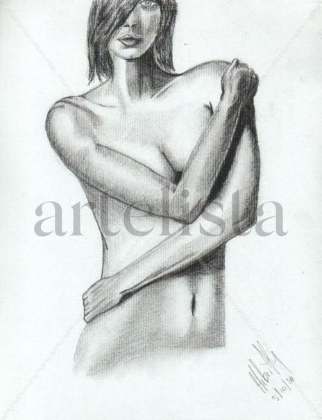 Pose de mujer desnuda