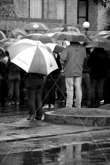 día lluvioso I Fotoperiodismo y documental Blanco y Negro (Digital)