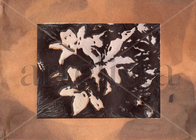 Flores Linocut