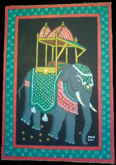 Elefante Real 1 Acrylic Canvas Animals