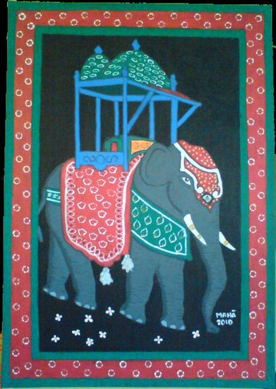 Elefante Real 2 Acrylic Canvas Animals