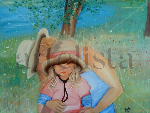 Secreto Oil Canvas Figure Painting