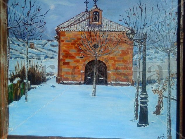 La hermita de Jesus Oil Canvas Landscaping