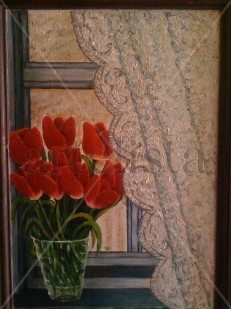 Tulipanes en la...