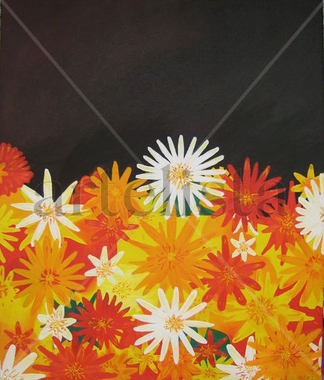 Flores Oil Canvas Floral Painting