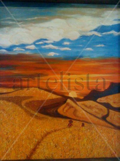 Atardecer Oil Canvas Landscaping