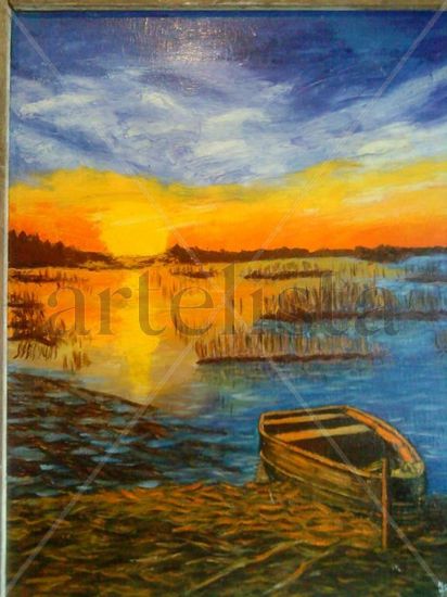 Remanso Oil Canvas Marine Painting