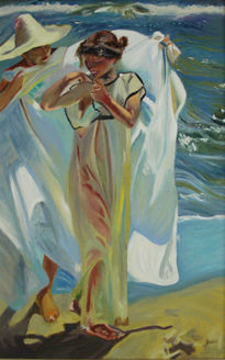 Abrazando a sorolla