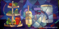 bodegon azul