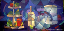Bodegon azul