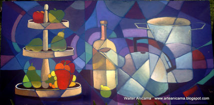 Bodegon azul