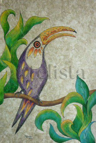 PURA VIDA Gouache Others Animals