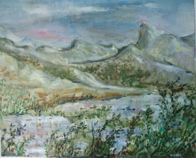 Paisaje imaginario Oil Canvas