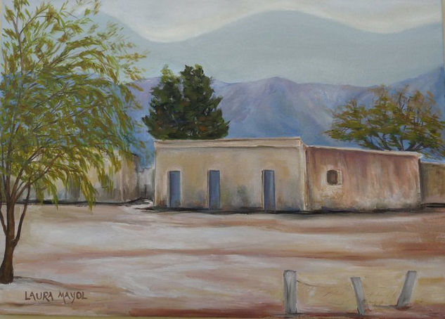 perdida en Catamarca Oil Canvas Landscaping