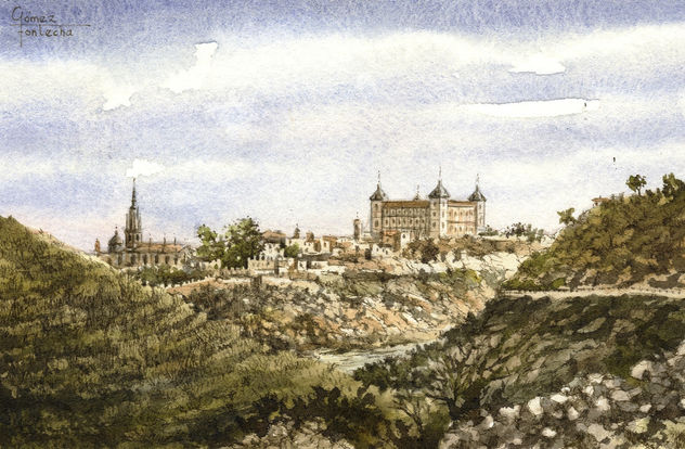 Entre dos colinas.Toledo.