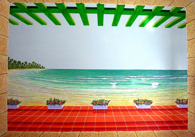 Playa- - Casa Luchana -Osorno- Acrylic Others Marine Painting