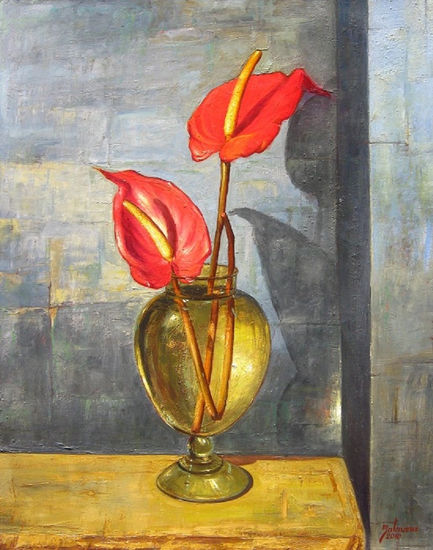 Anturios Oil Canvas Still Life Paintings