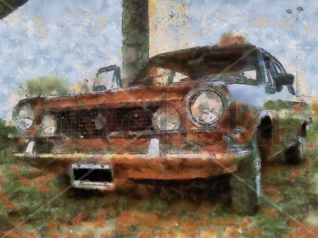 Torino, the Argentinean car Oil Canvas Others