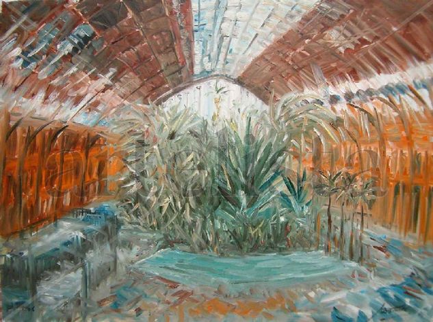 BOTANICO DE ATOCHA Oil Canvas Landscaping