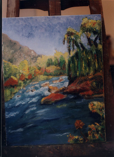 PAISAJE DEL NORTE ARGENTINO Oil Canvas