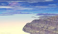 Mar y acantilados de Cyneriop, (Sea and cliffs of Cyneriop)